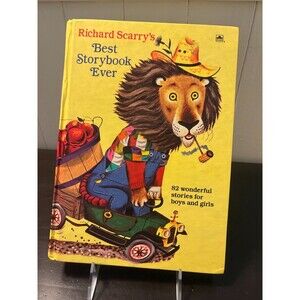 Richard Scarry's Best Story Book Ever Hardcover 1968 Golden Book Vintage